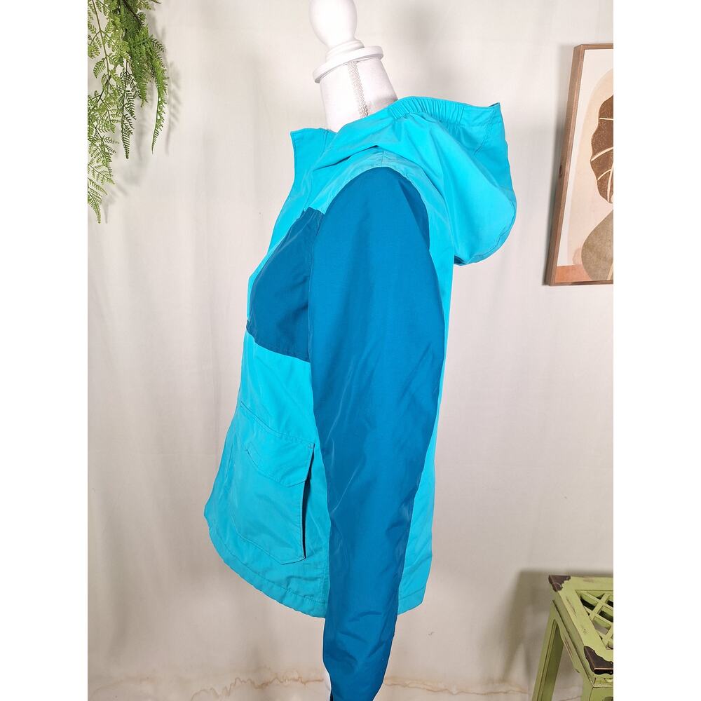 Land's End Youth Winter Insulated Jacket Blue/Turquoise Large - Picture 8 of 13